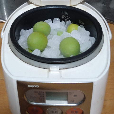 梅シロップ,炊飯器